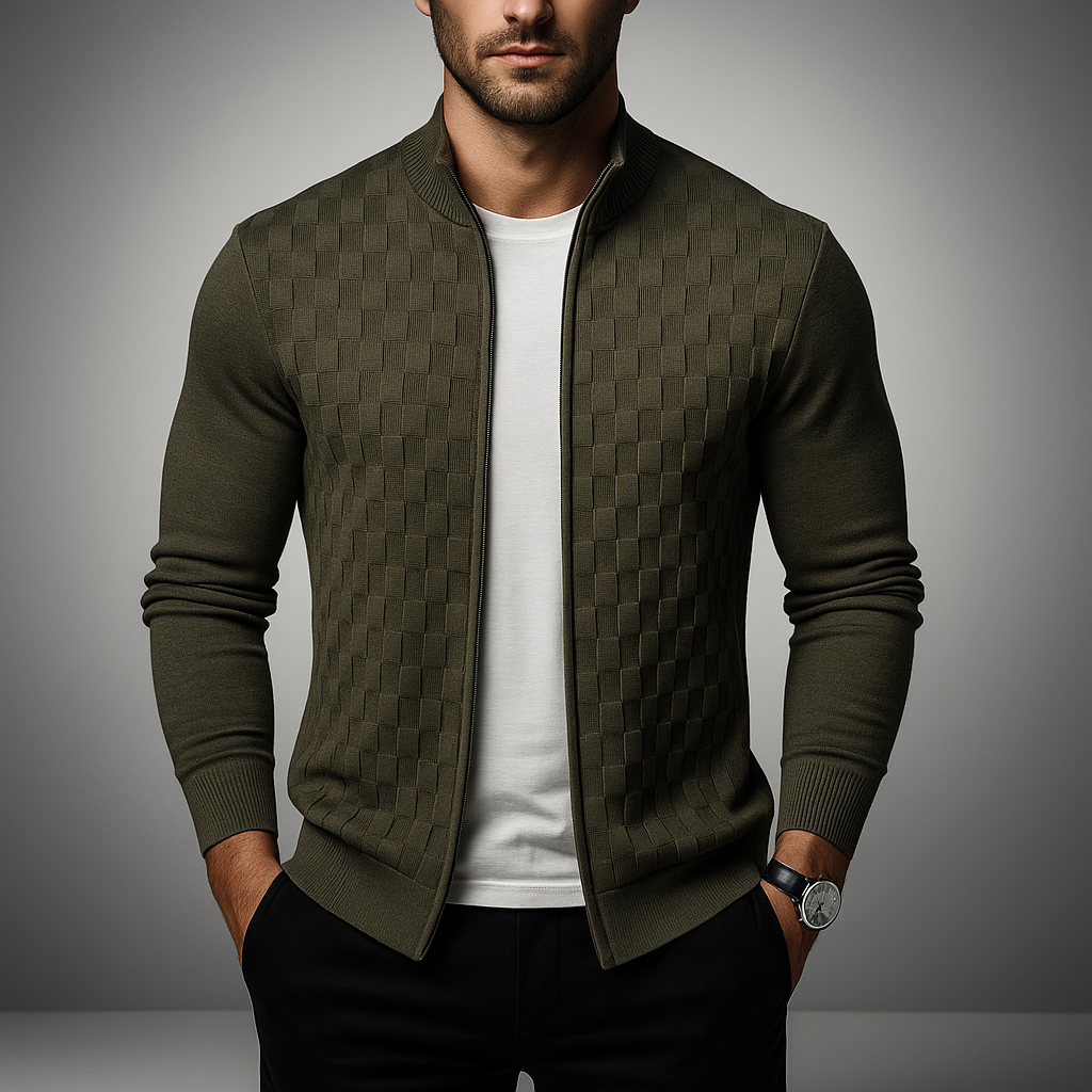 CASSIAN ZIP CARDIGAN