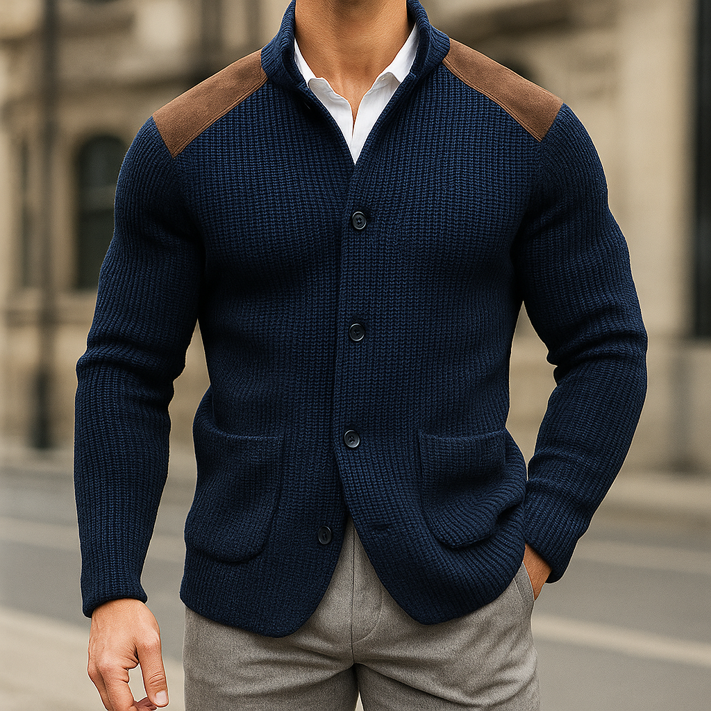 DRIPLEN ROMA| BLAZER IN MAGLIA TESTURIZZATA