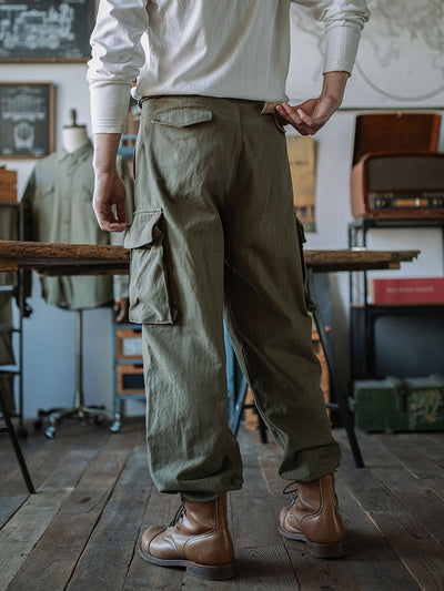 FRENCH ARMY M-47 HBT TROUSERS