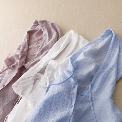 VICTORIA LINEN HOODIE