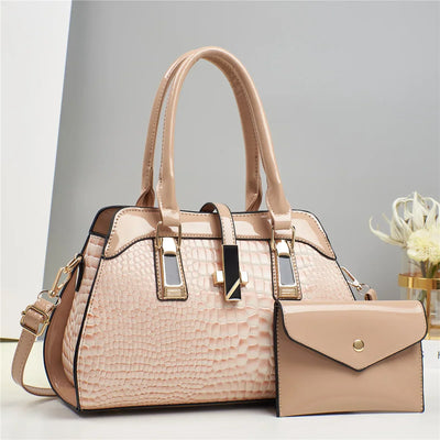 CROCO GLAM HANDBAG