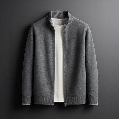 HARVEY™|ELEGANT WOOL ZIP JACKET
